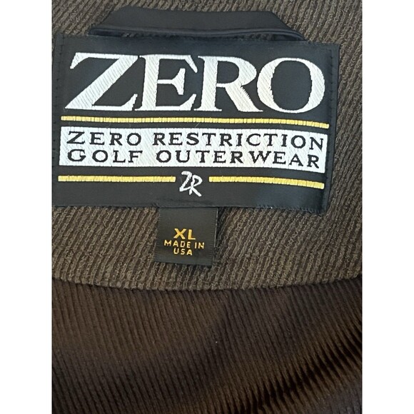Zero Restriction Vest Men XL Black Button Up Golf Outerwear Savannah Golf Club - Picture 3 of 10